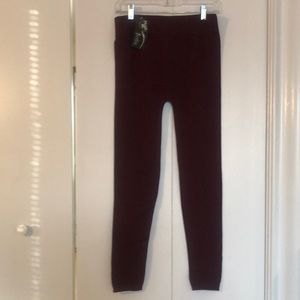NWT Sofra Fleece Lined Leggings PLUS